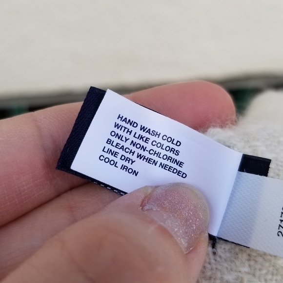 Gap cream scarf wool rabbit hair nylon blend - Picture 5 of 6